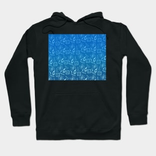 Science Teacher Microscope, Atom, Chemistry, DNA Print Hoodie